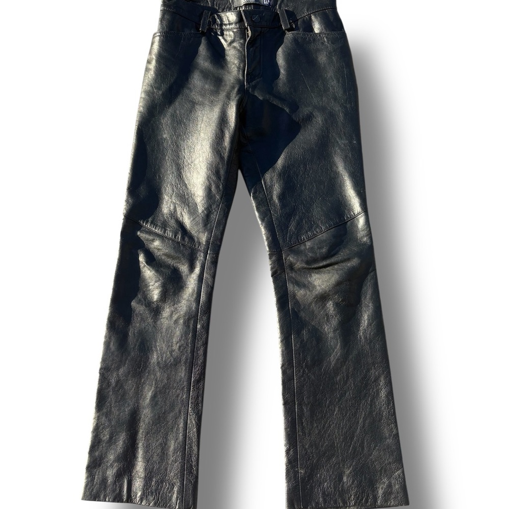 Gap 90s Low Rise Genuine Leather Bootcut Pants 2